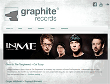 Tablet Screenshot of graphiterecords.net